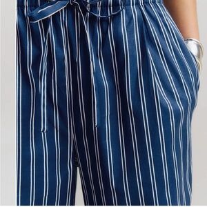 Reformation Micah Poplin Pant Blue - Size S